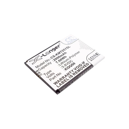 Bsc Preferred Kazam TH25014-01 Thunder2 5.0 Mobile Phone Replacement Battery CS-KMT251SL